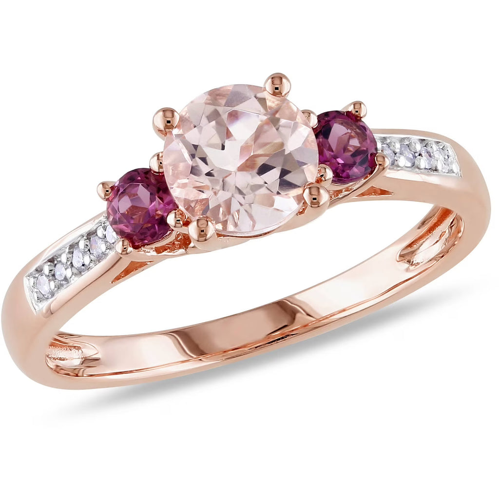 10kt Rose Gold Morganite Engagement Ring Q6809