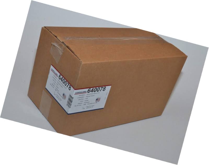4x22 x 6x22 Pastel Orange Thermal Transfer Labels G18491