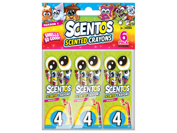 24 Scentos Scented Crayon Value Pack of 72 Y605066
