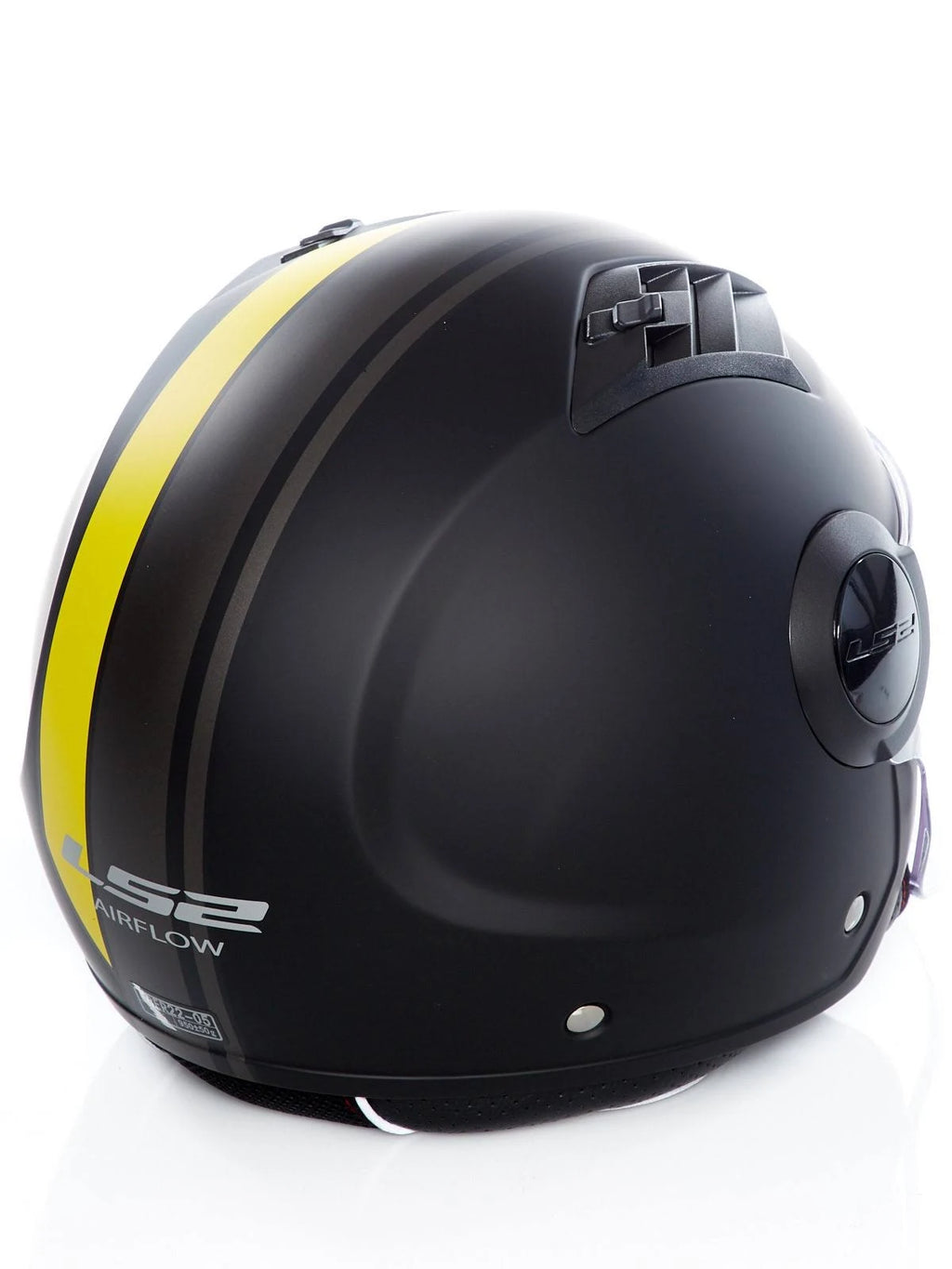 Matt-Black/Yellow Jet Helmet B741