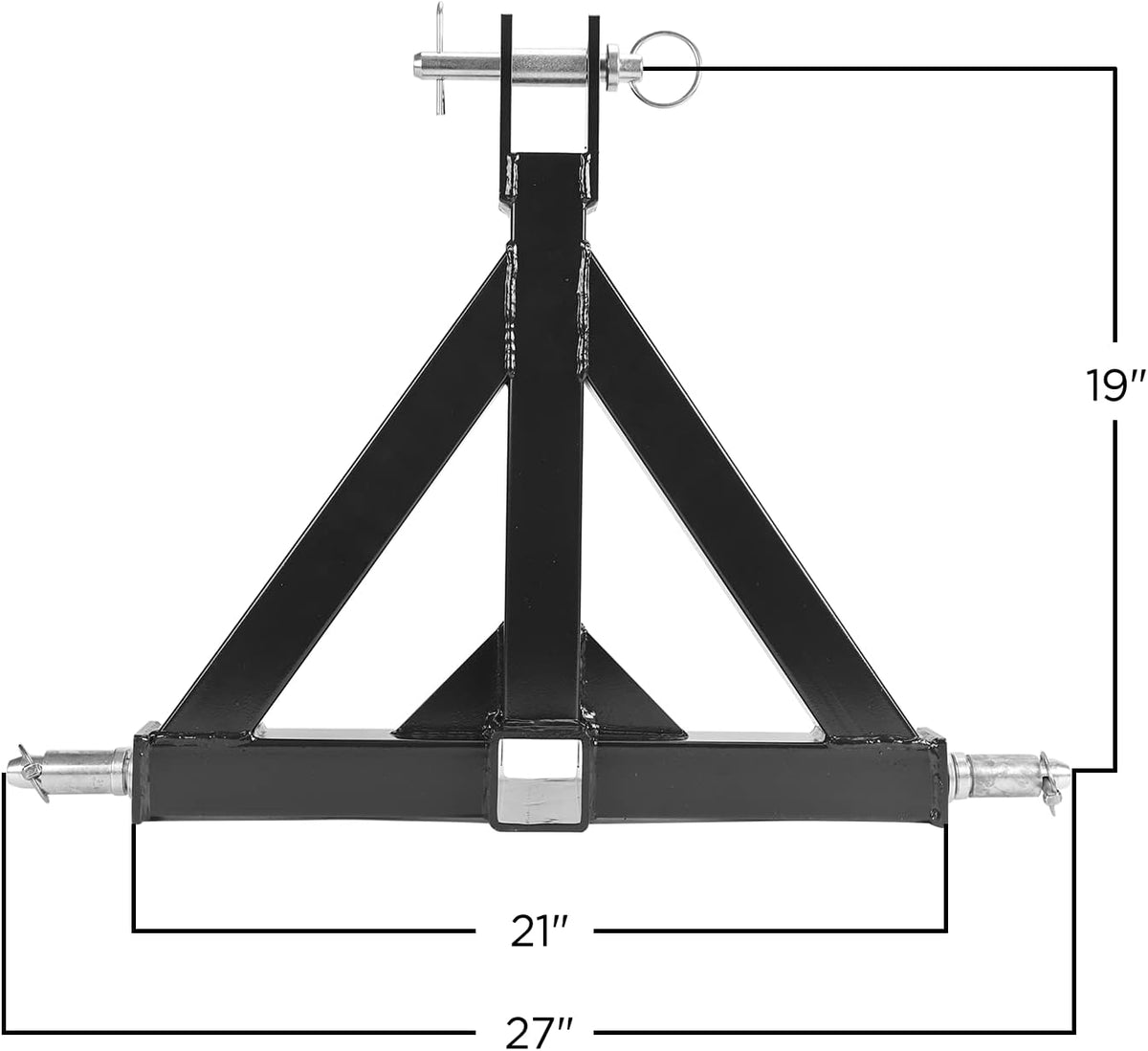2 Receiver 3 Point Trailer Hitch Category 1 Tractor Tow Drawbar Adapter F543990