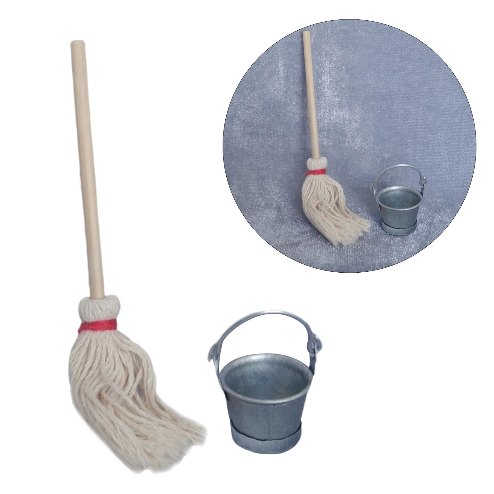 1:12 Scale Dollhouse Bathroom Cleaning Tool Set F303