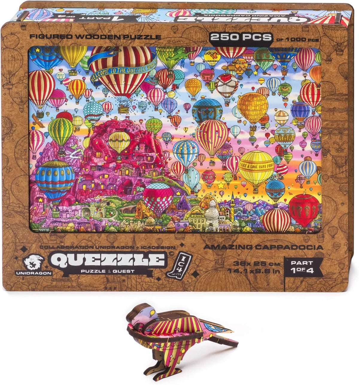 Wooden Jigsaw Puzzle, 250 pcs, 14.1 x 9.8 D94062