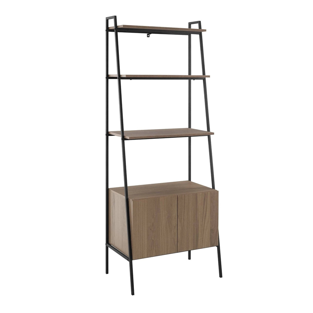 72-inch Ladder Storage Bookshelf Mocha P59376