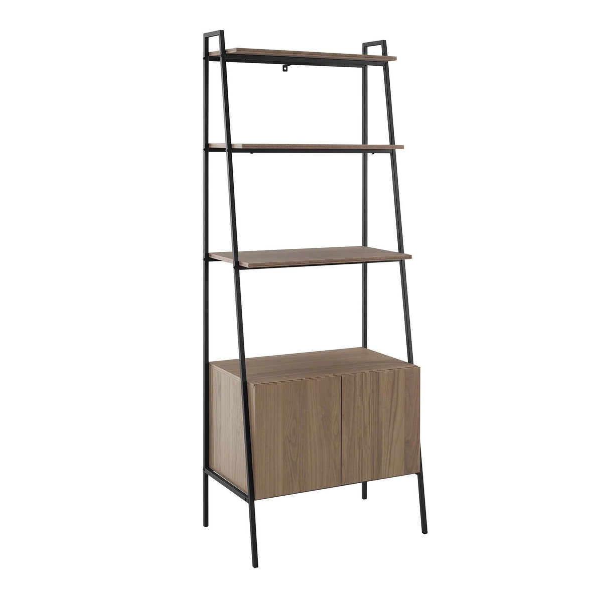 72-inch Ladder Storage Bookshelf Mocha P59376