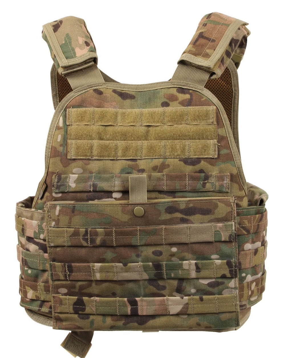 Black Molle Plate Carrier Vest A695