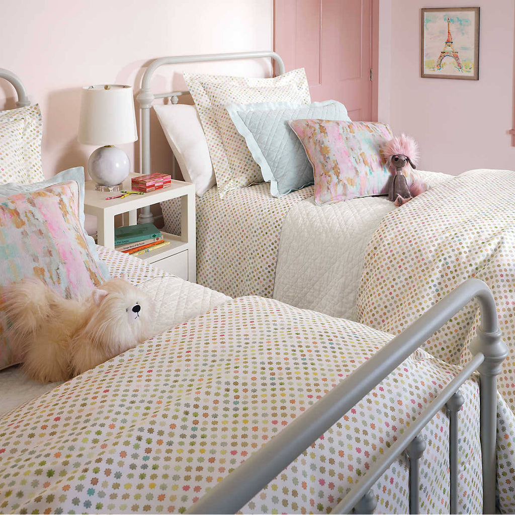 King Washed Linen Ivory Quilt J308866