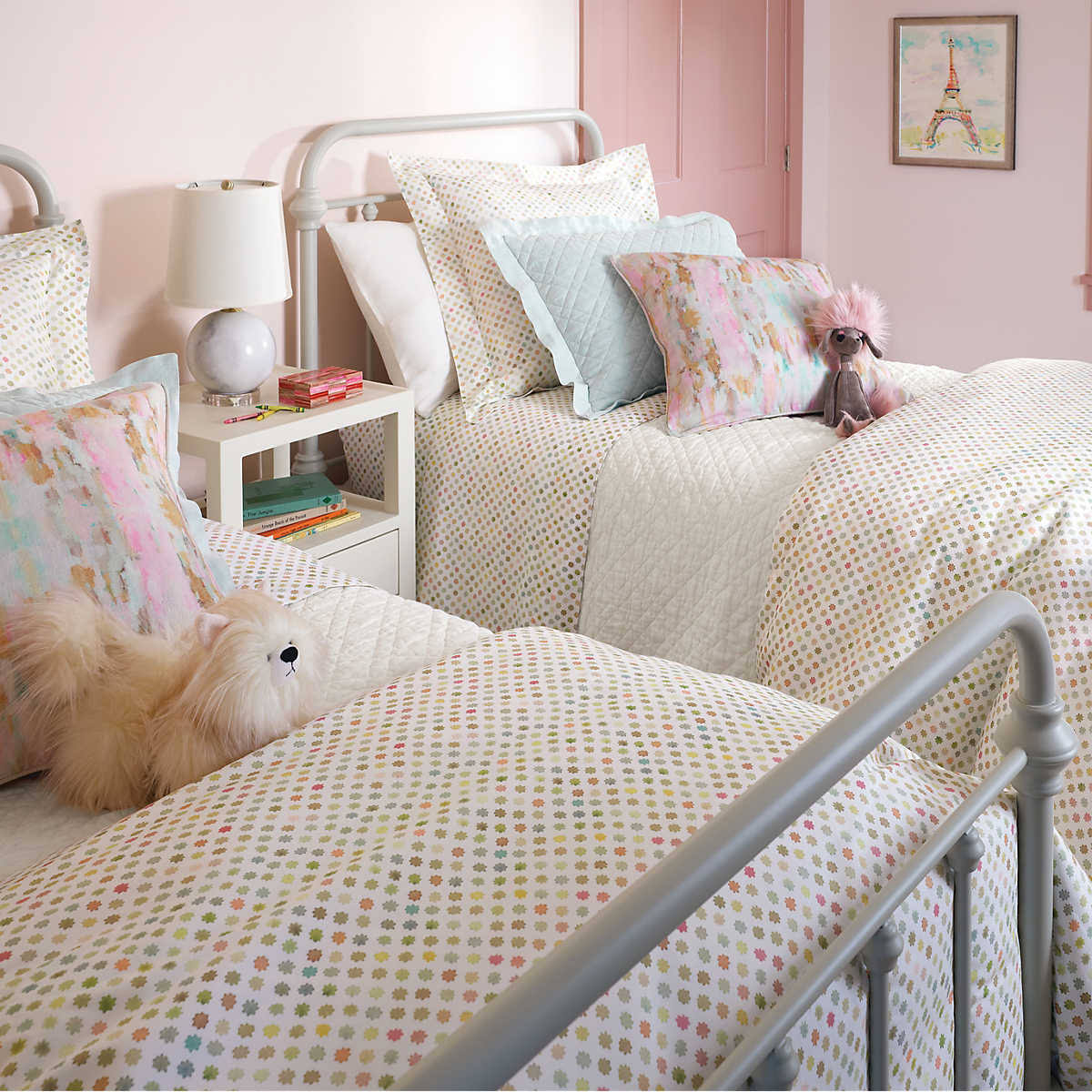 King Washed Linen Ivory Quilt J308866