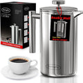 Stainless Steel French Press Coffee Maker 1.75L Pack of 2 K13589