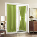 Greenery French Door Curtain Panels, 54x72-Inch, One Piece F432