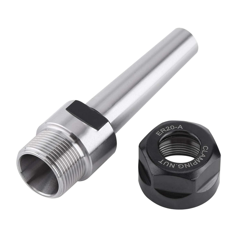 Taper Collet Holder Carbon Steel Chuck Face Milling for ER20 Chucks Pack of 2 Q266