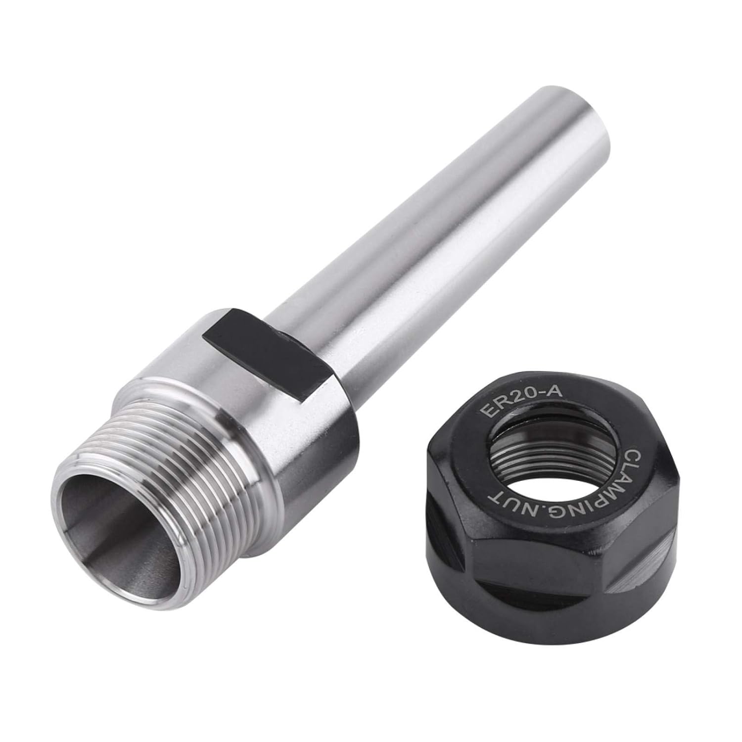 Taper Collet Holder Carbon Steel Chuck Face Milling for ER20 Chucks Pack of 2 Q266