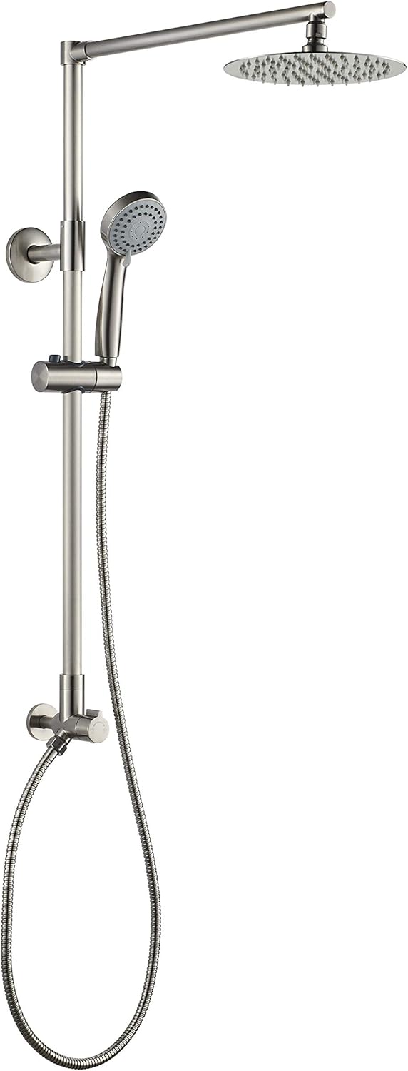 3-Setting Handheld Shower Combo with Slide Bar, Chrome P723
