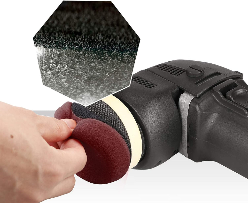 Buffer Polisher 3 Inch 10mm 780W Variable Speed Dual Action Polisher with DA Polishing Pads C339633