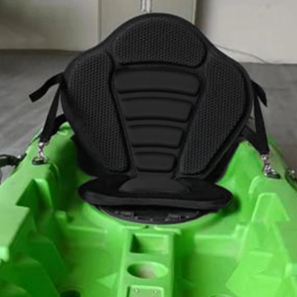 Black Padded Seat Cushion with Back Support M73737