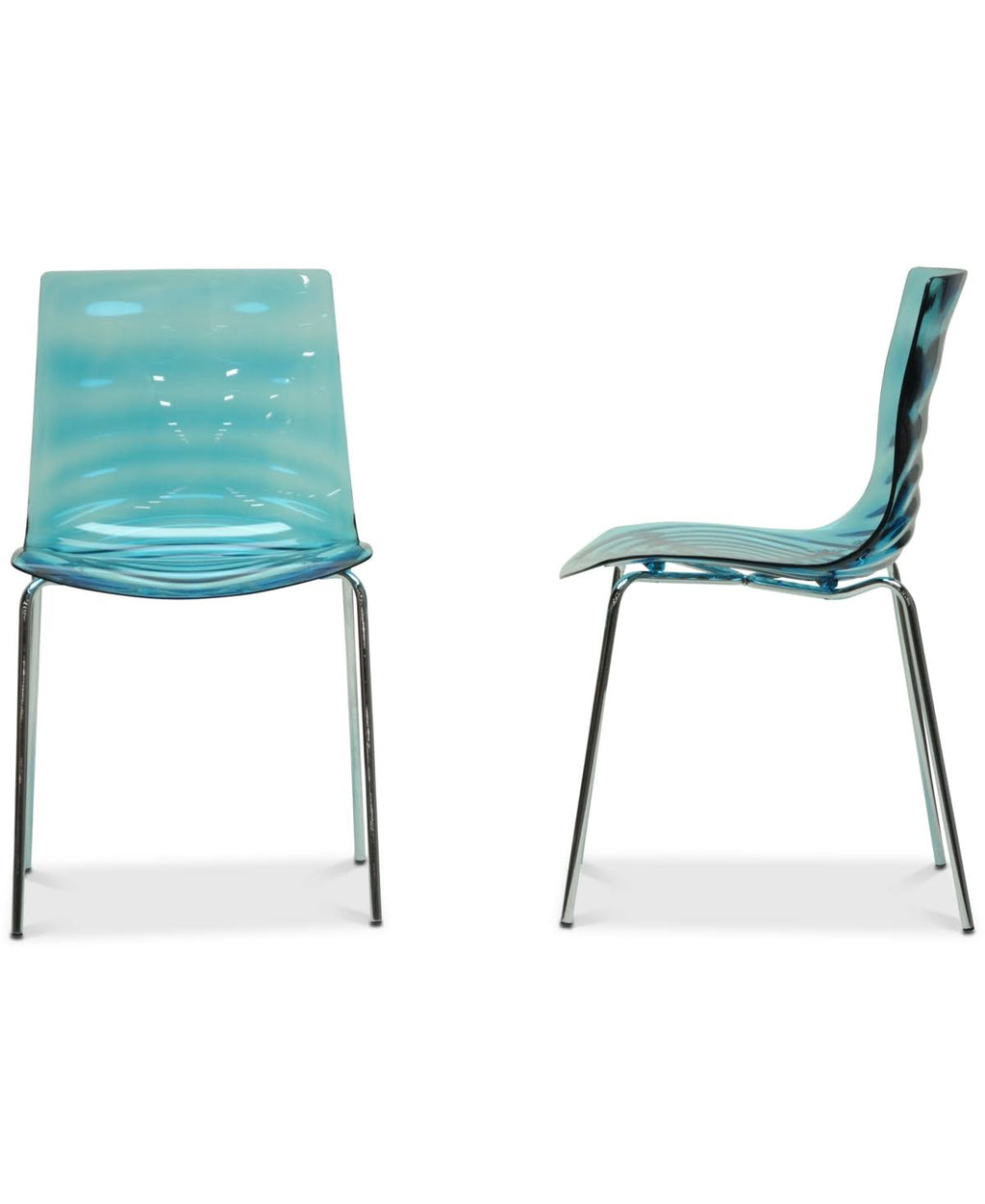 Clear Dining Chair - 2 pack D210163
