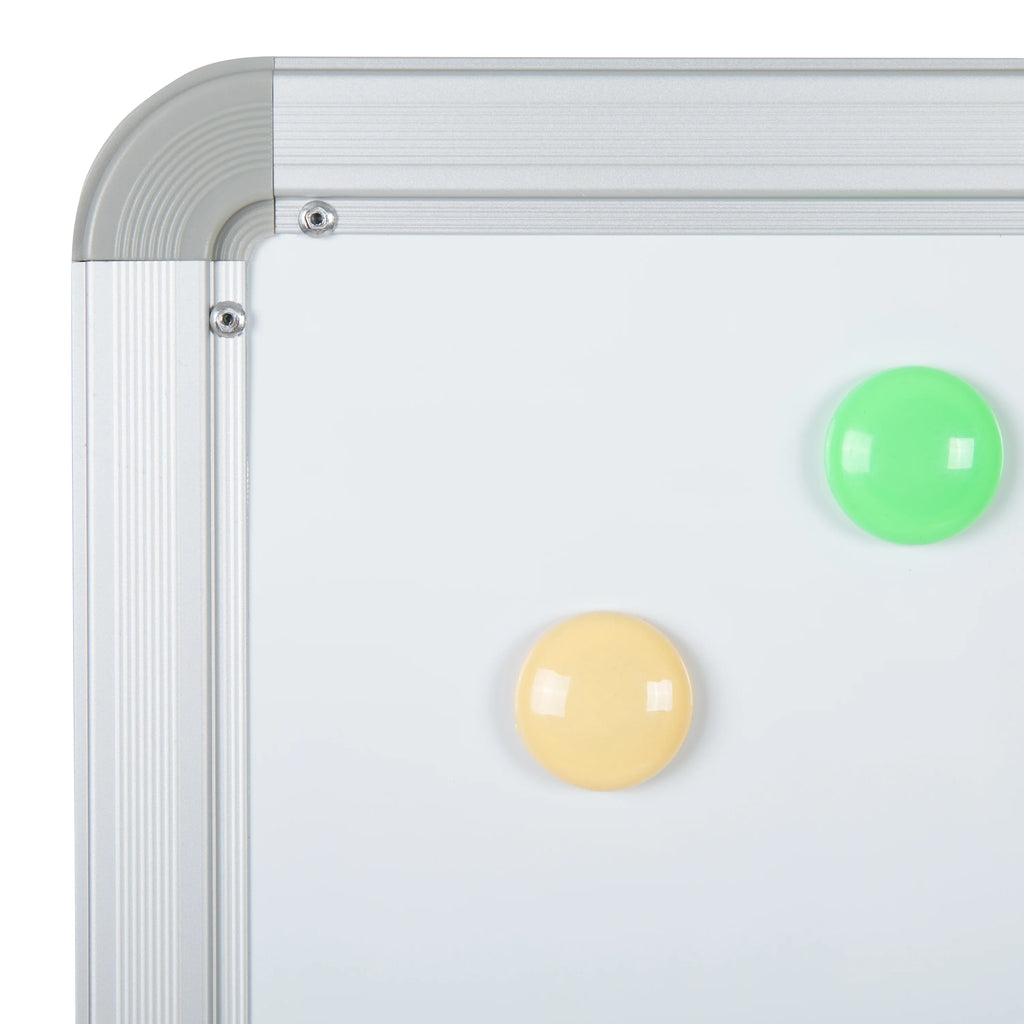 Double-Sided Mobile White Board with Pen Tray T1520