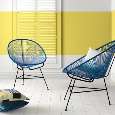 Peacock Fabric Papasan Chair W340585