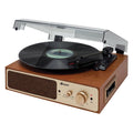 3-Speed Dual Bluetooth Turntable with Cassette Player Q668796