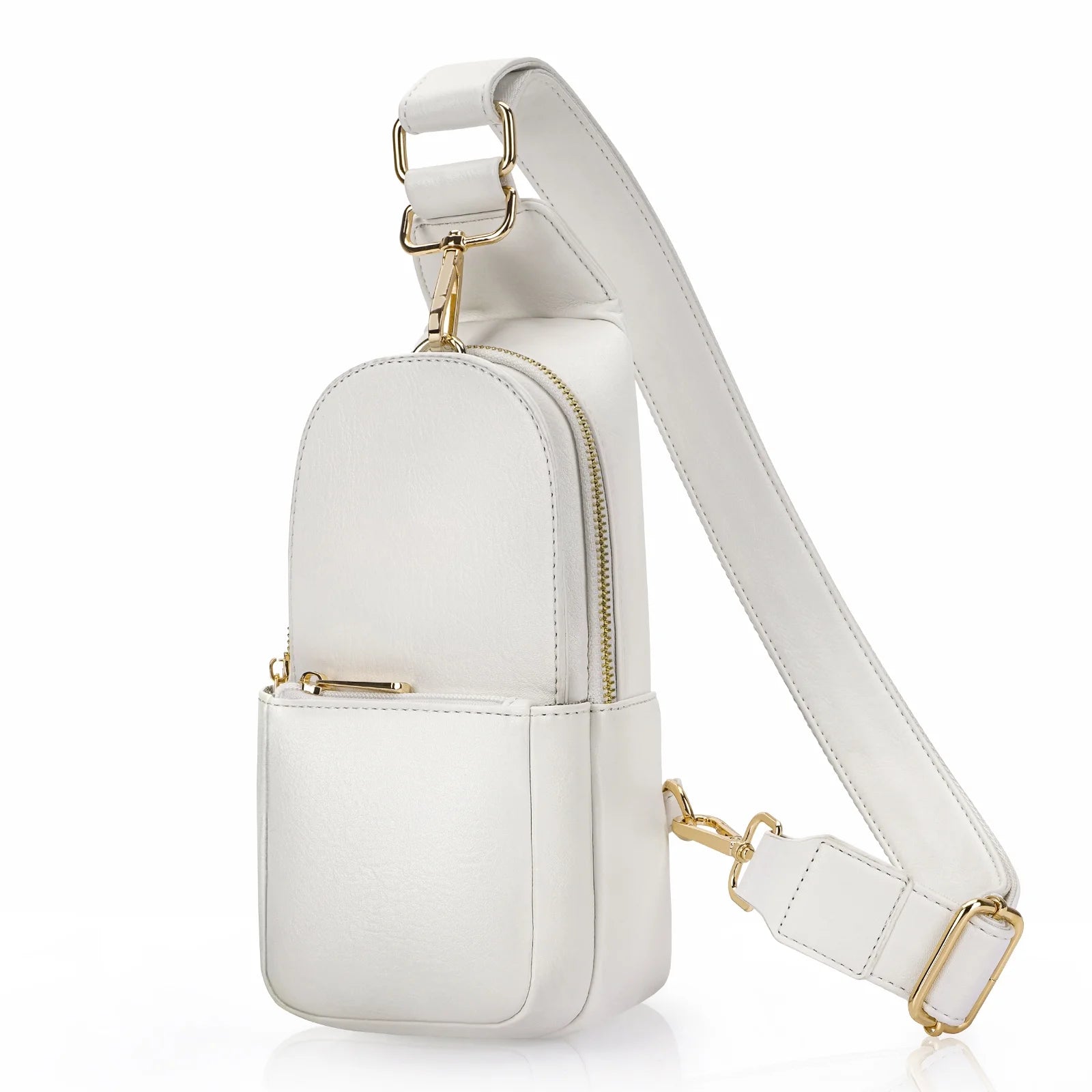 Women Chest Bag Sling Bag Small Crossbody PU Leather Shoulder Backpack D47434
