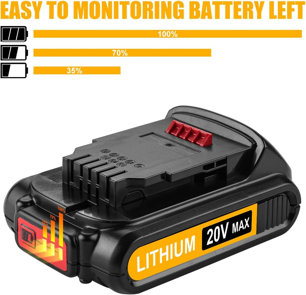 2 Pack 20V Lithium Battery Charger Kit L274