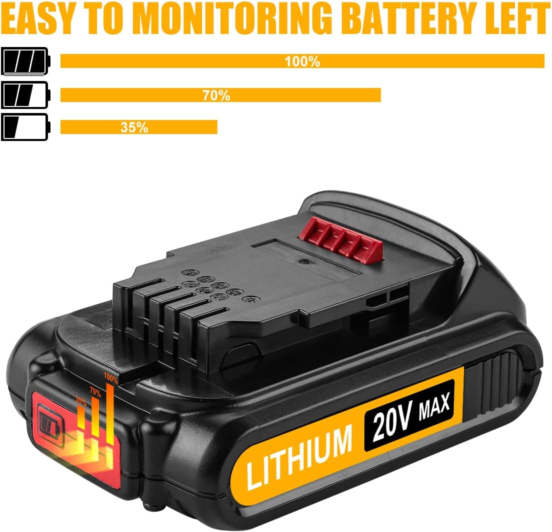 2 Pack 20V Lithium Battery Charger Kit L274