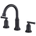Matte Black 2-Handle High-Arc Bathroom Faucet G874368