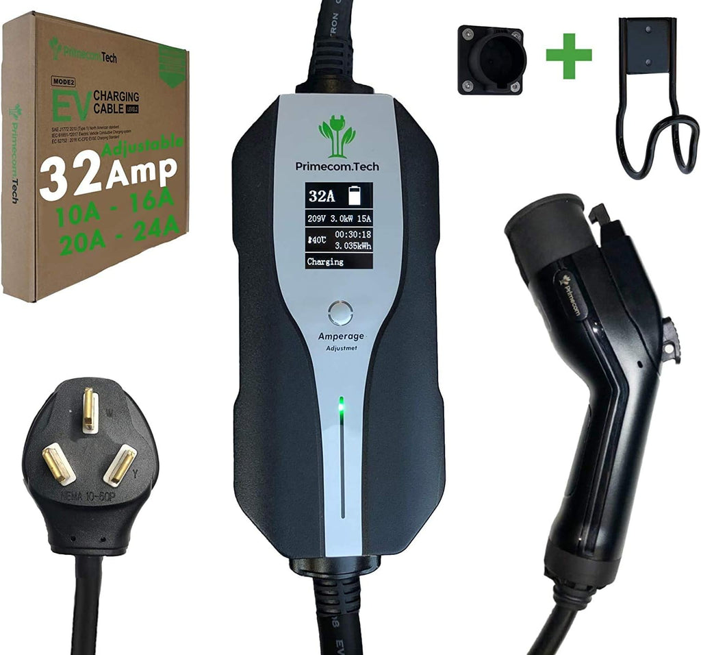 Level 2 Electric Vehicle Charger with 30Ft Cable A93738