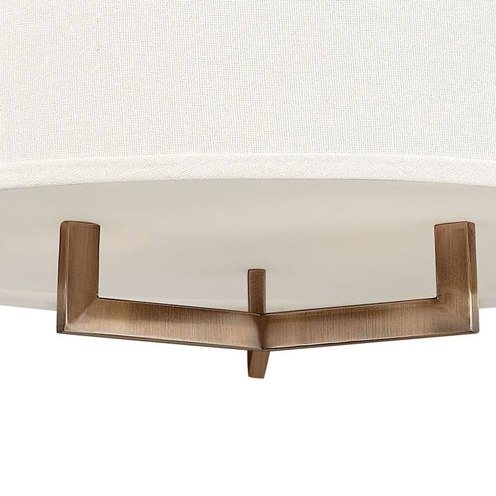 Brushed Bronze Semi Flush Mount Light Z5696