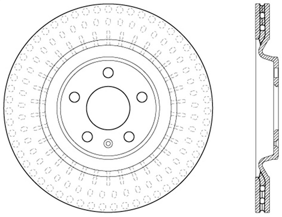 Slotted Brake Rotor C586971