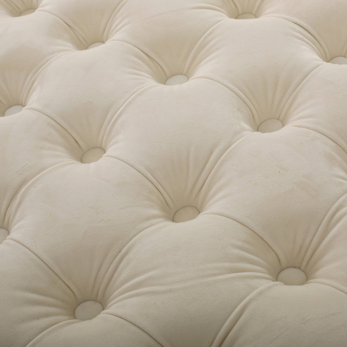 Grey Velvet Ottoman C2308