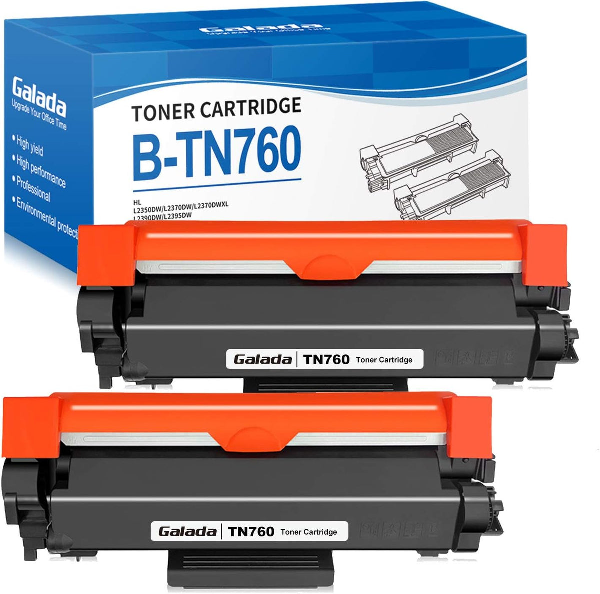 Compatible Toner Cartridge Replacement 2 Pack with Chip Z53825