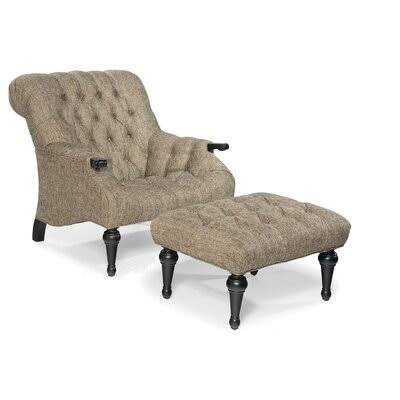 Gray Tufted Rectangle Ottoman Y414
