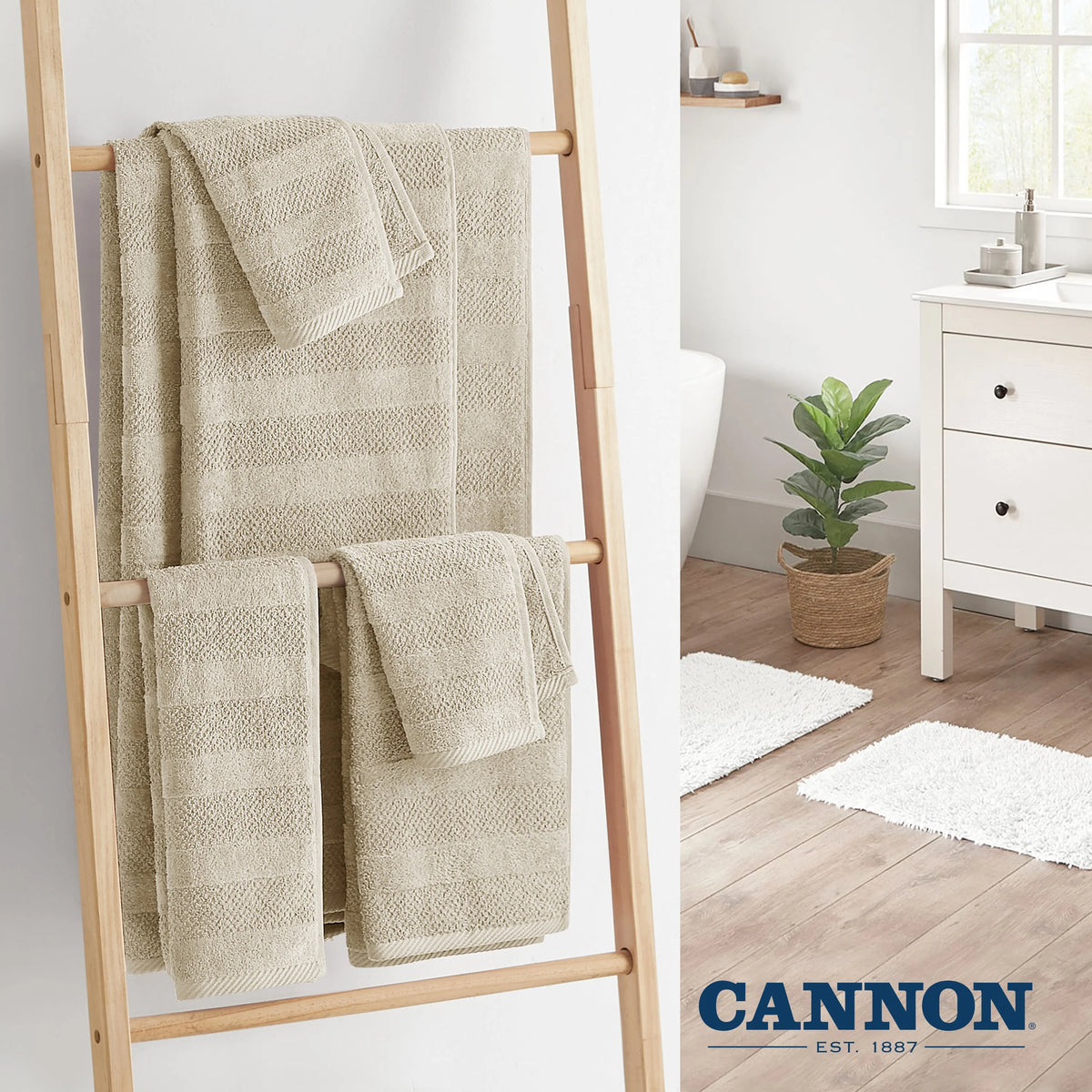 6-Piece 100% Cotton Towel Set Z115123