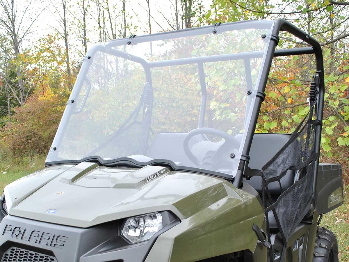 Heavy-Duty Full Windshield for Polaris Ranger Midsize 400, 1/4” Clear Polycarbonate M780287