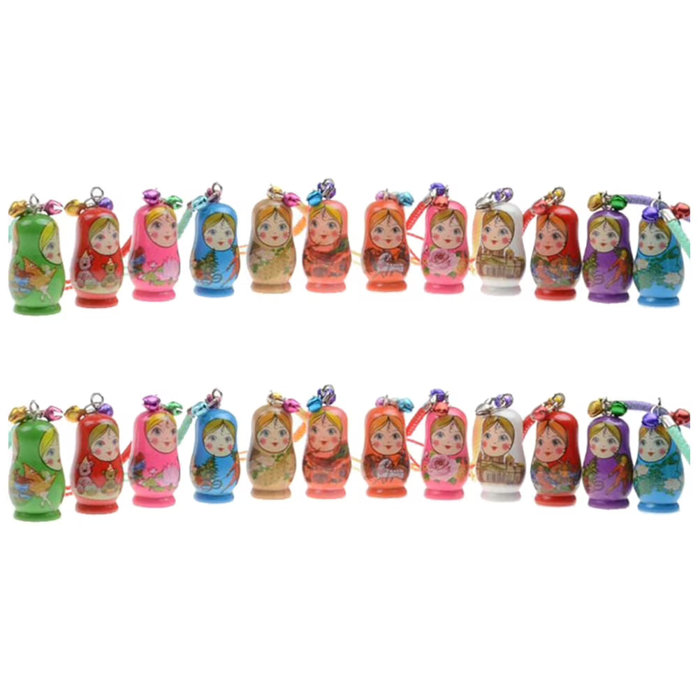 24 Pcs Russian Wooden Nesting Dolls Matryoshka C567