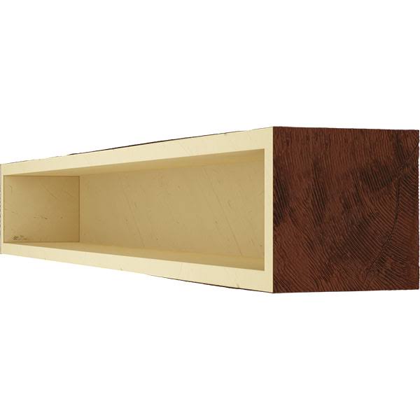Pecky Cypress Faux Wood Fireplace Mantel T1206