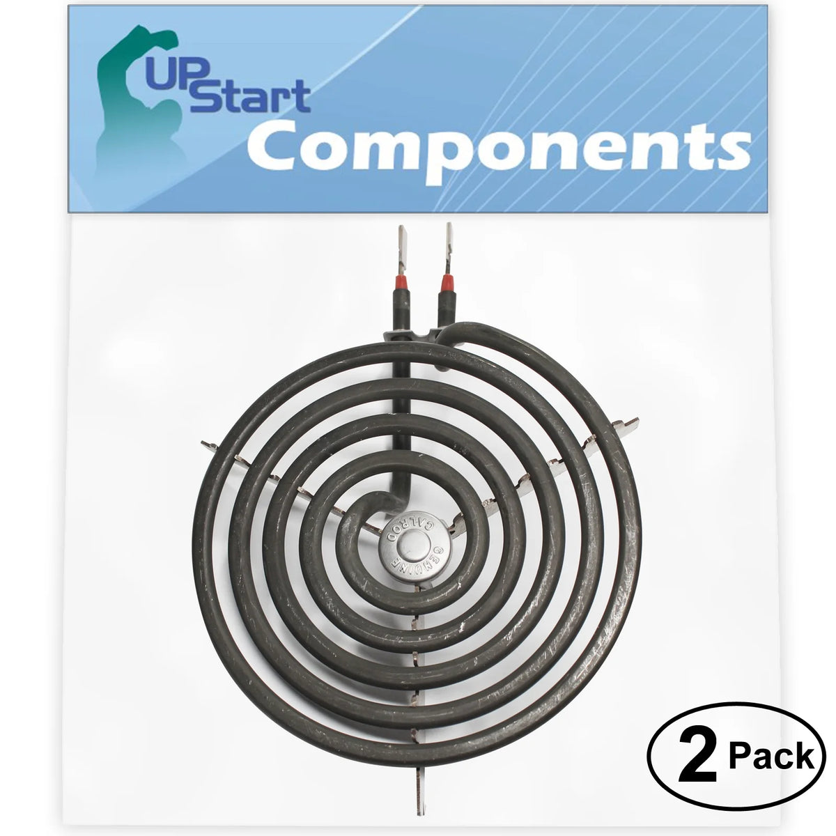 2-Pack 6 inch 5 Turns Surface Burner Element for Range, Stove & Cooktop C2389