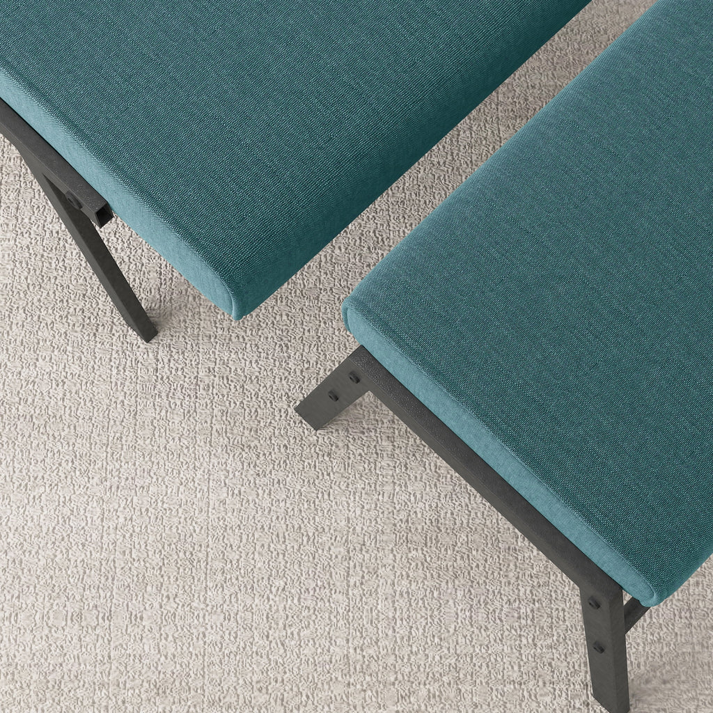 Linen Accent Chair with Ottoman R942