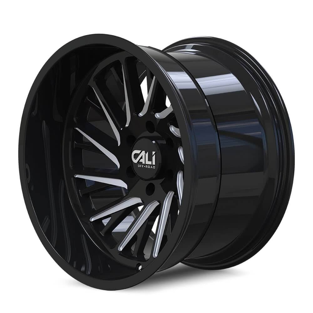 20x12 8x170 Black Milled Wheel D307937