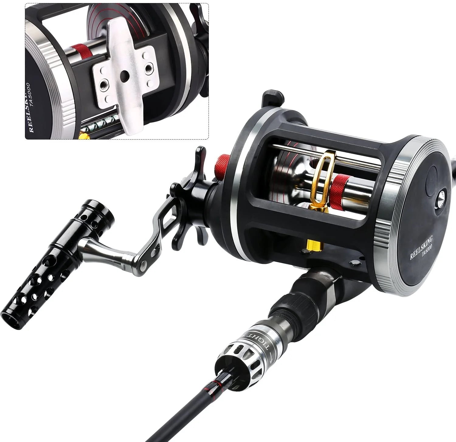 14+1BB Level Wind Trolling Fishing Reel L360