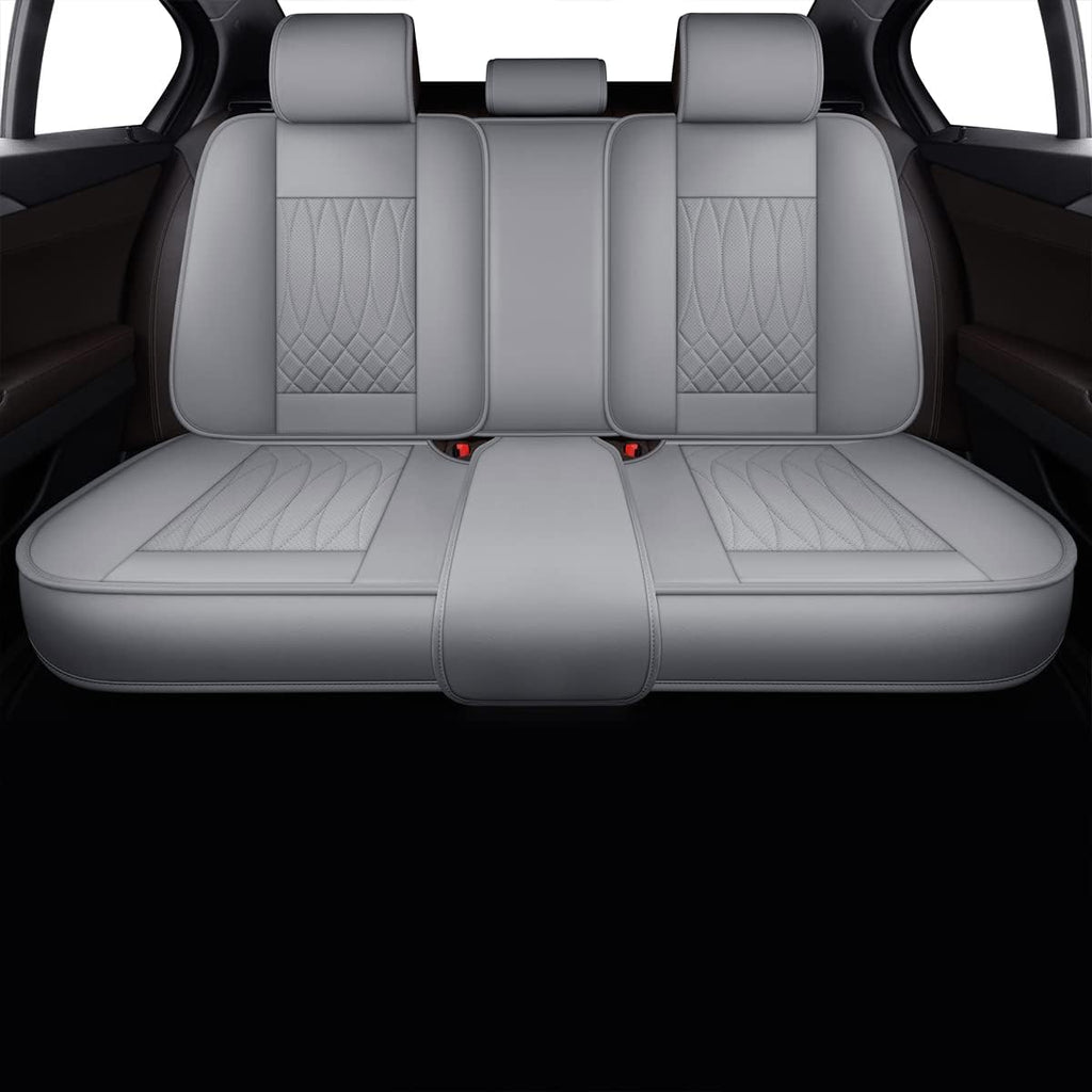 Black Leatherette Universal Full Set Seat Covers W765951
