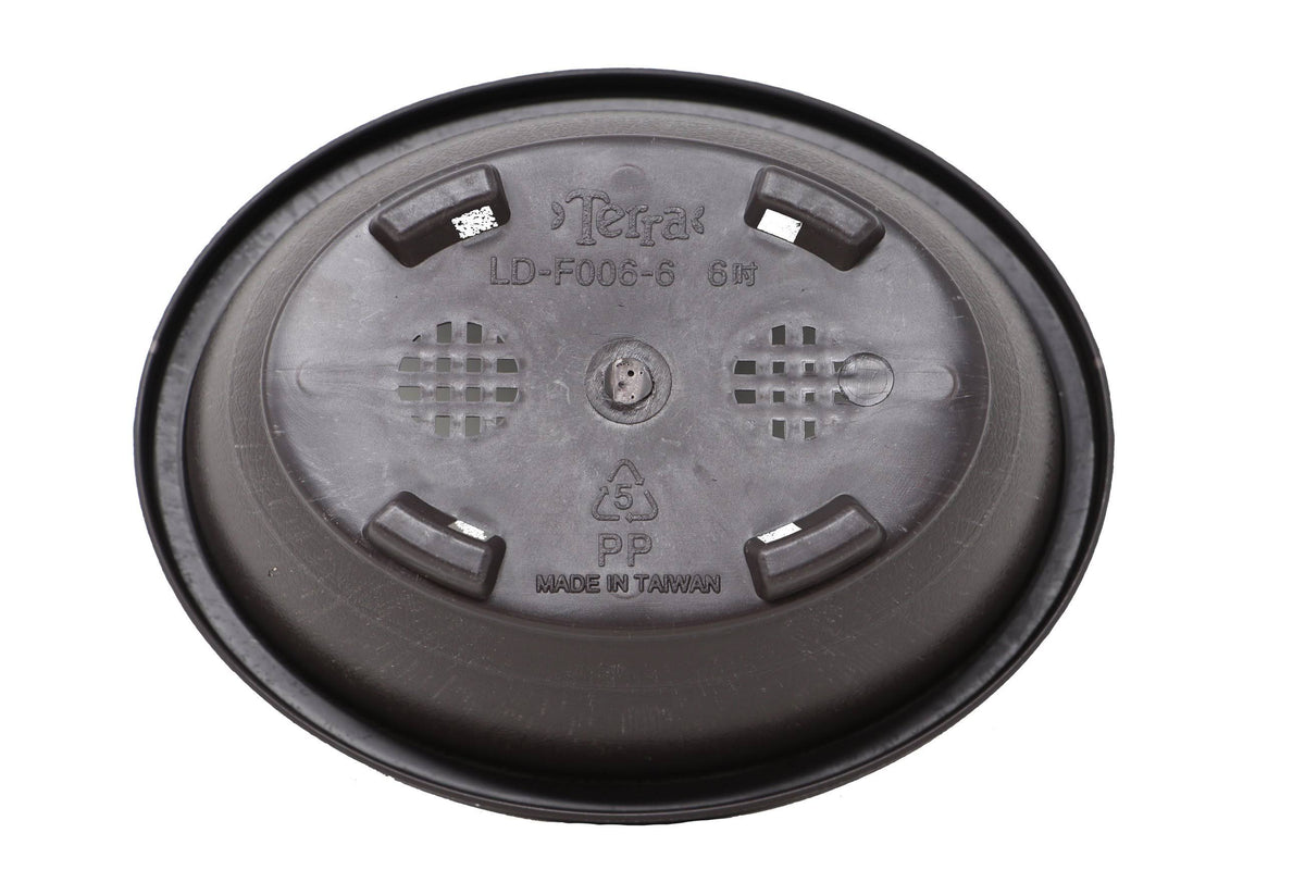 Oval Deep Brown Plastic Bonsai Training Pot V3545