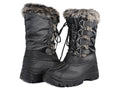 Womens Mid-Calf Snow Boots Water Resistant Non-Slip Winter Shoes B7881