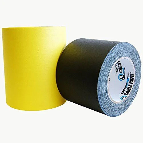 Cable Path Tape 4 in x 30 yds Yellow K12920