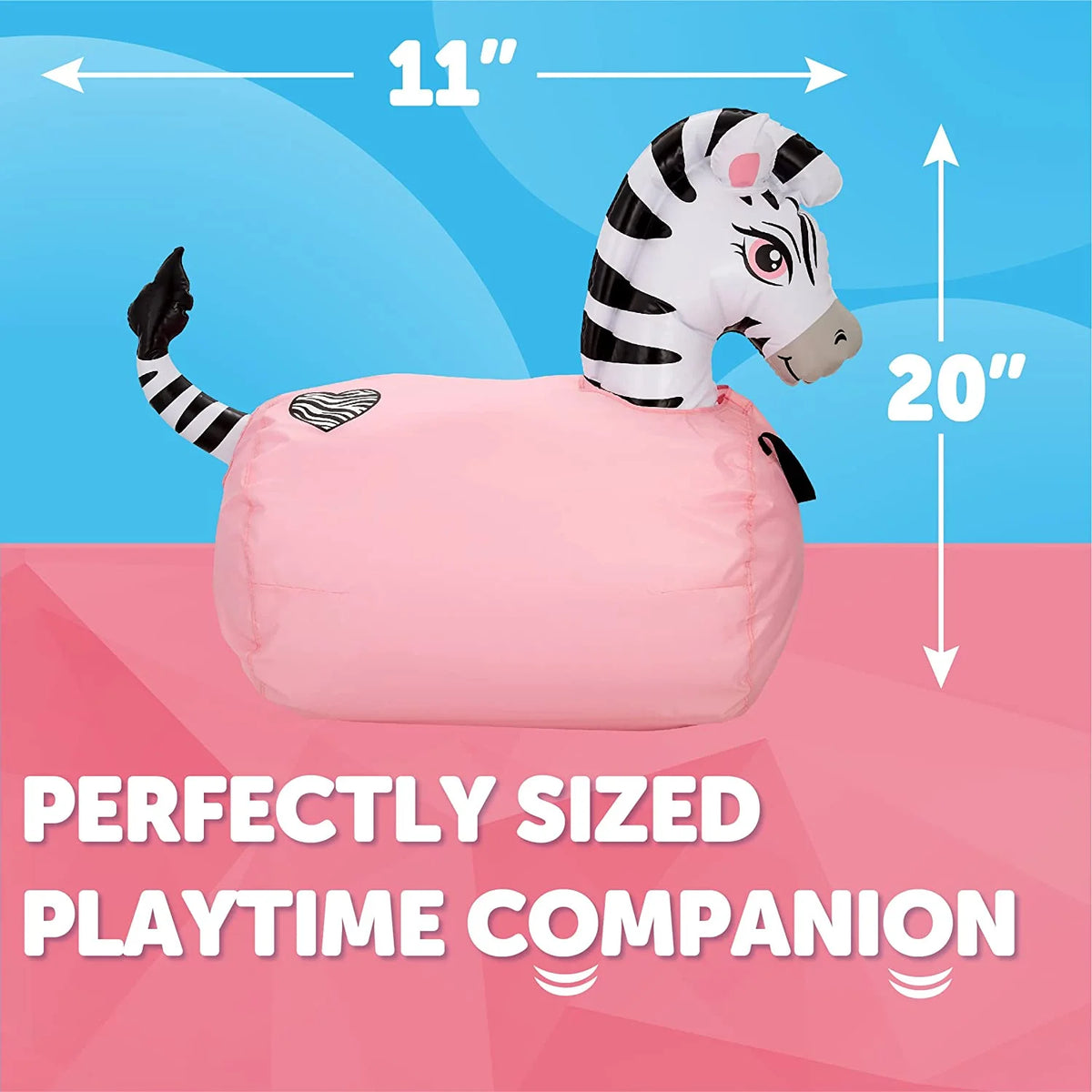 Black Zebra Hopping Animal Bouncer X68766
