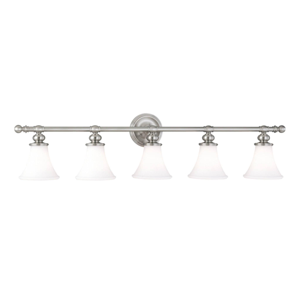 5 Light Bath Bracket, Satin Nickel J1839