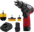 12V Cordless Li-ion 3/8” 2 Speed Compact Drill Driver Tool Kit, Pack of 2 V966118