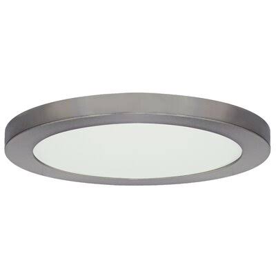 Brushed Nickel LED Flush Mount Light Fixture Q935927