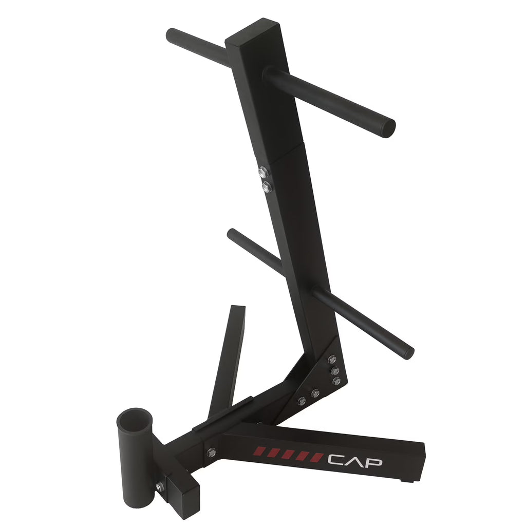 Hybrid Olympic and Standard Weight Plate Storage Rack U74247